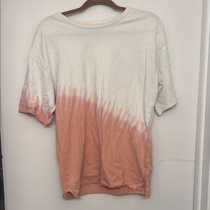 Pink and White Tie-Dye T-Shirt